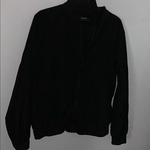 Black bomber jacket